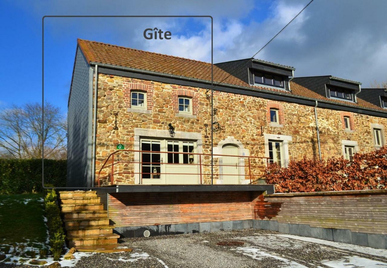 Les Houx De Mathieu Villa Engis Exterior foto
